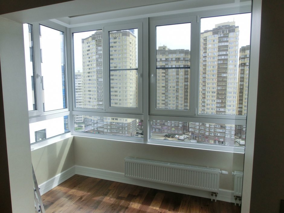 Соединение панорамного балкона с комнатой