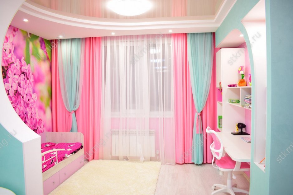 Бюджетная детская комната для девочки