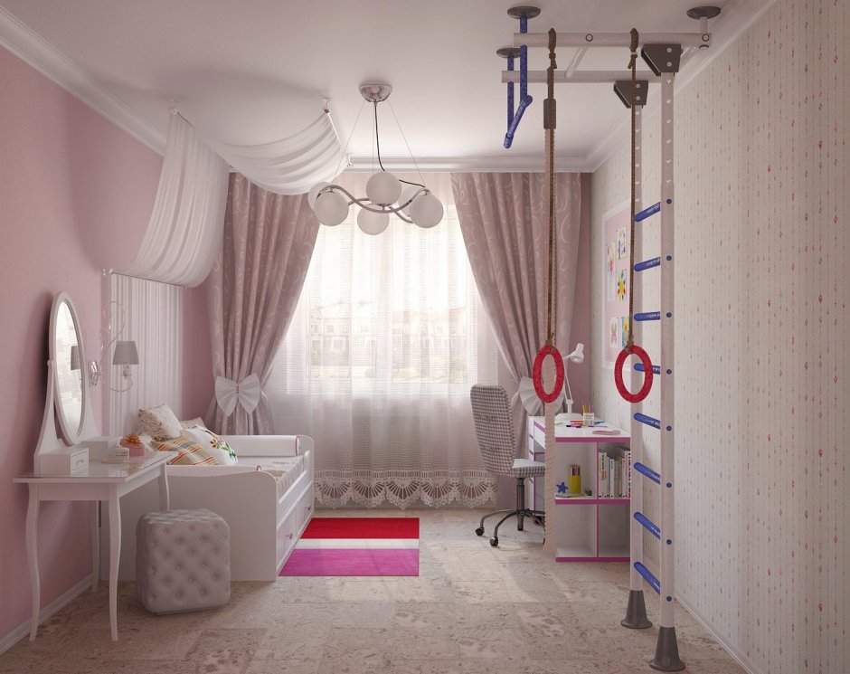 Детская комната для девочки 14 лет