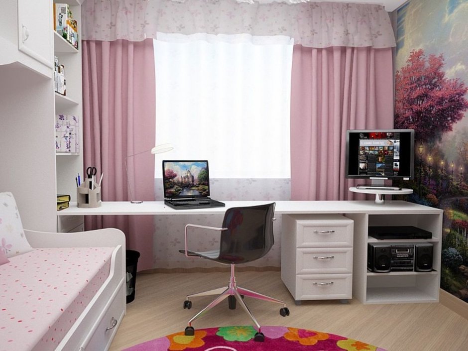 Комната для девочки 8 лет