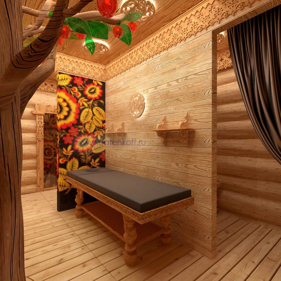 Дизайн саун и комнат отдыха (60 фото)