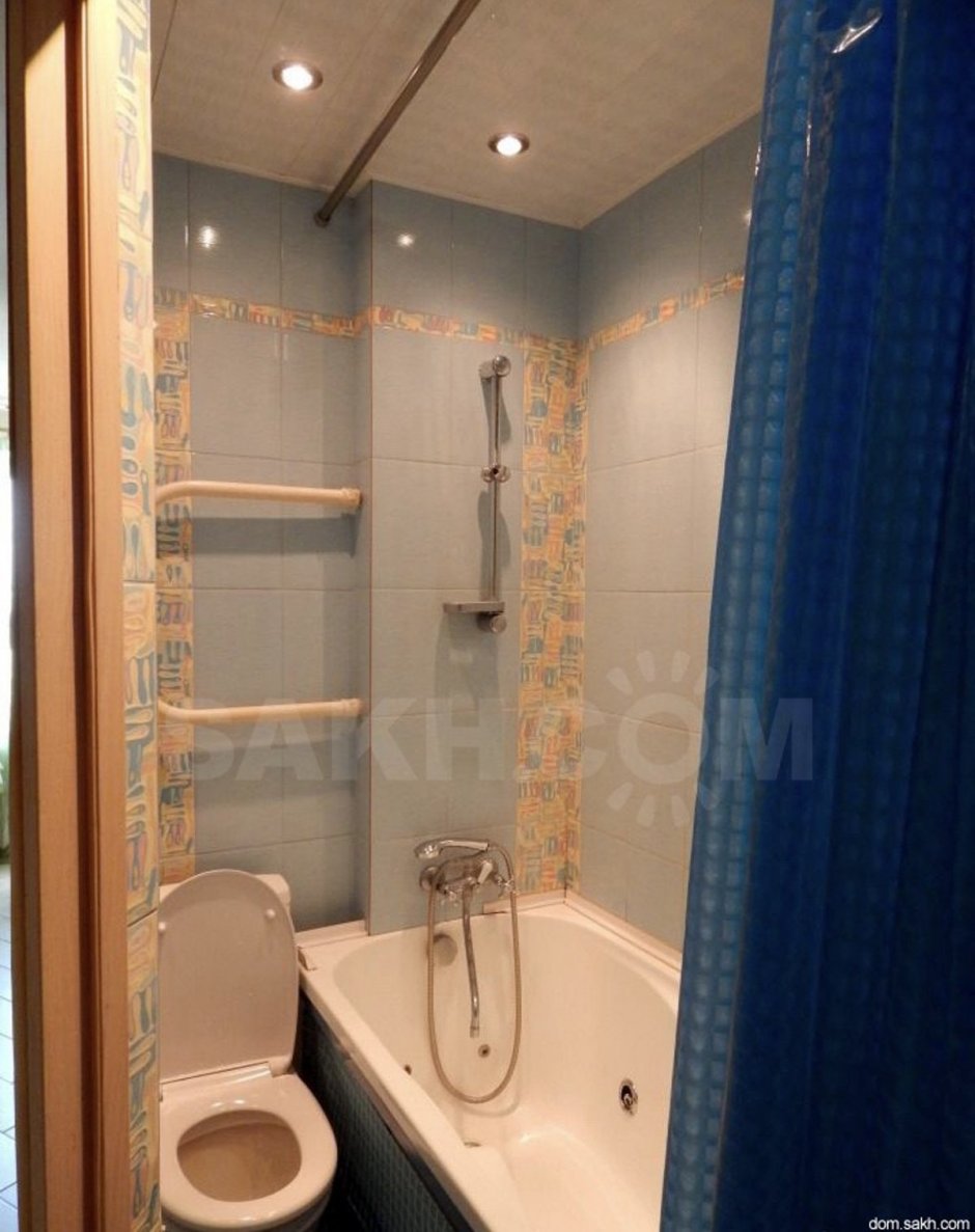 Дизайн ванных комнат в брежневках (60 фото)