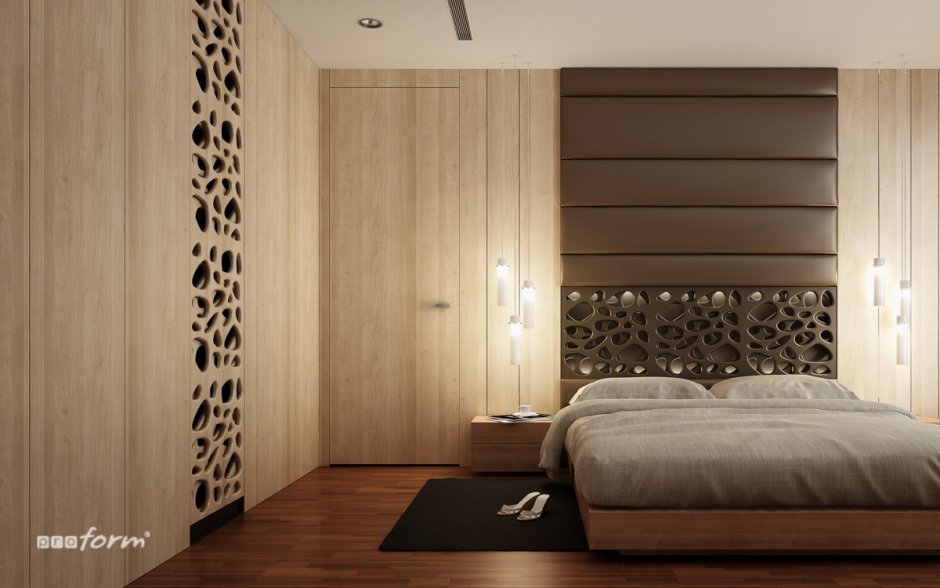 Стеновые панели МДФ для внутренней отделки спальни