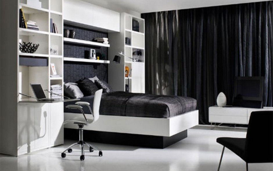 Мебель в черно белом стиле