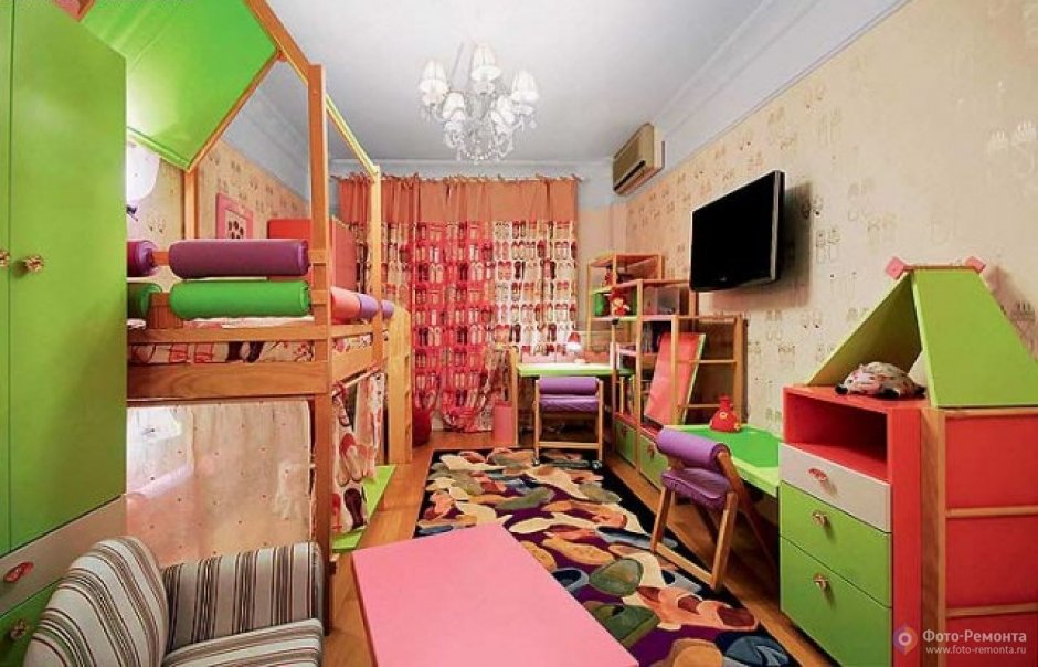 Детская комната дошкольника в хрущевке