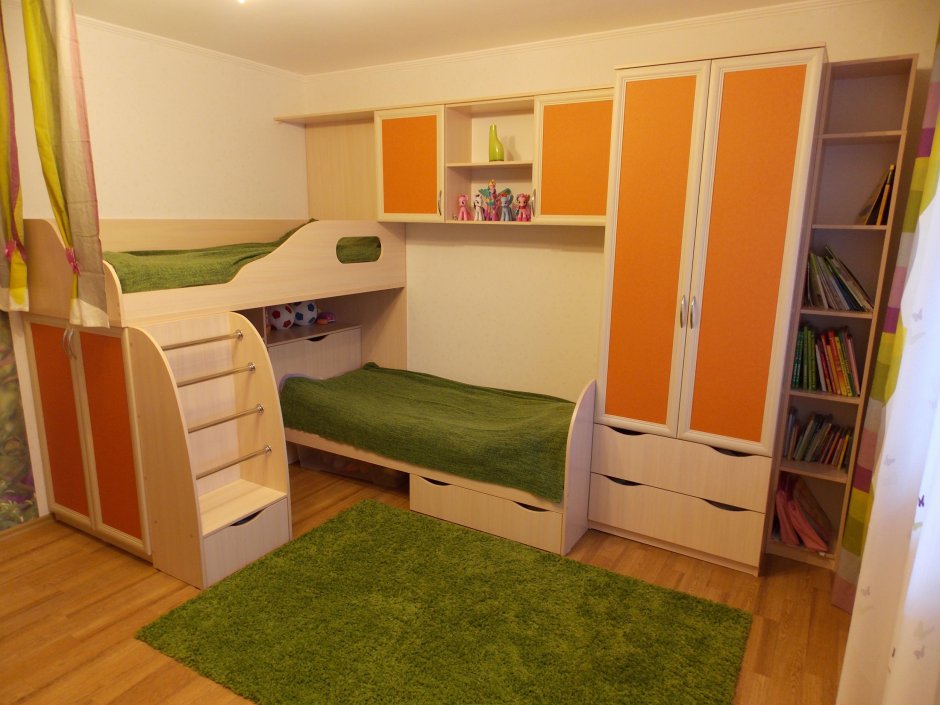 Мебель для детской комнаты для двоих