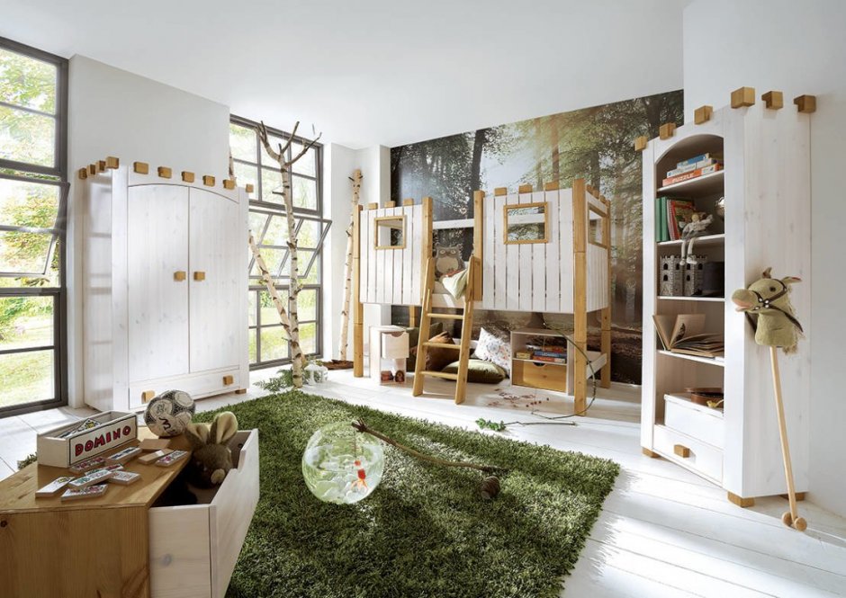 Детская комната в Лесном стиле