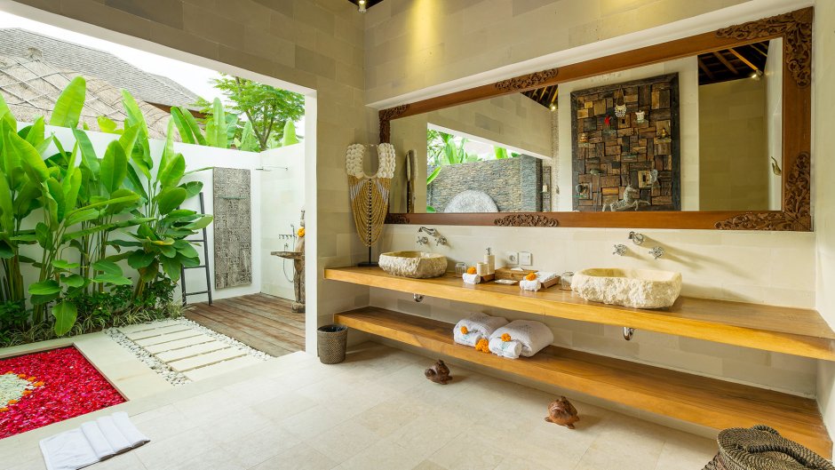 Интерьер комнаты в стиле Бали