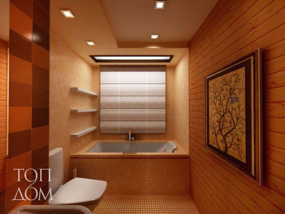 Японские Ванные комнаты в квартире