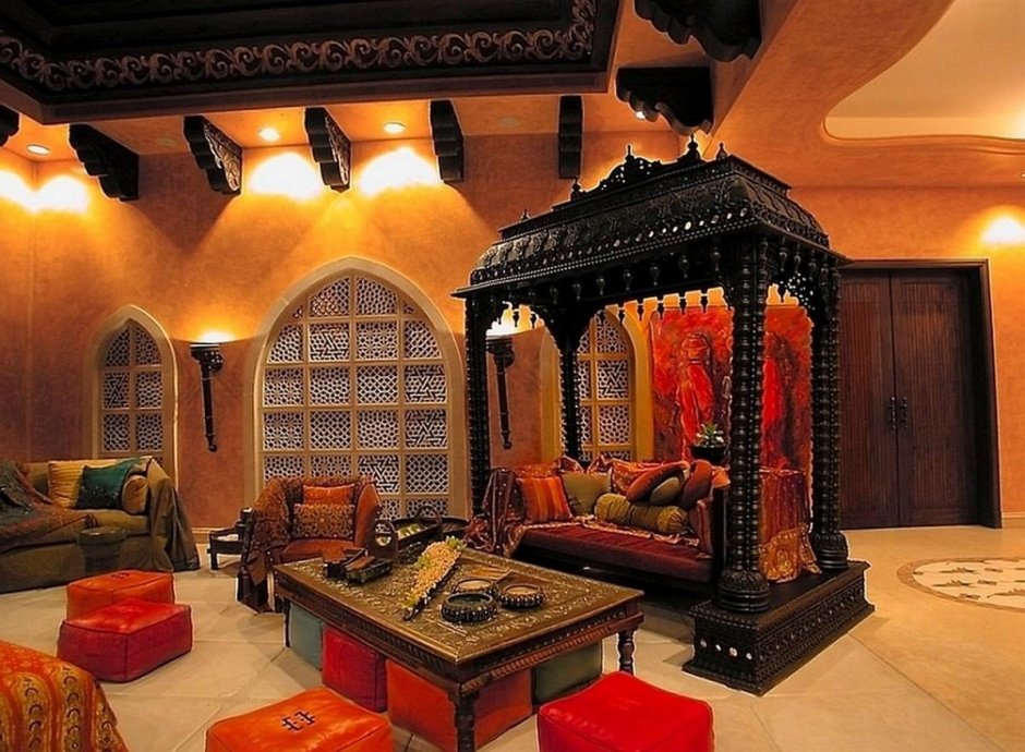 Комната в индийском стиле