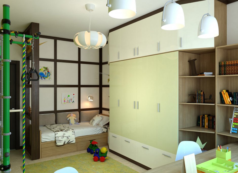 Детская комната в японском стиле фото