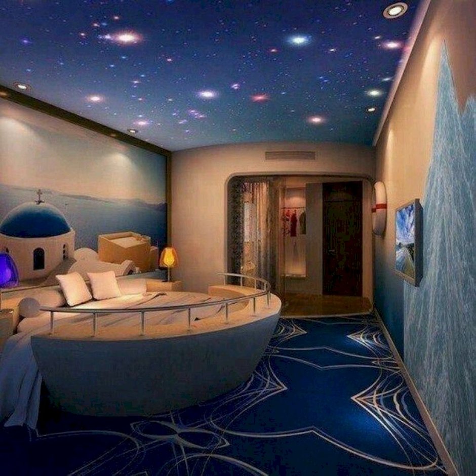 Комната в космическом стиле