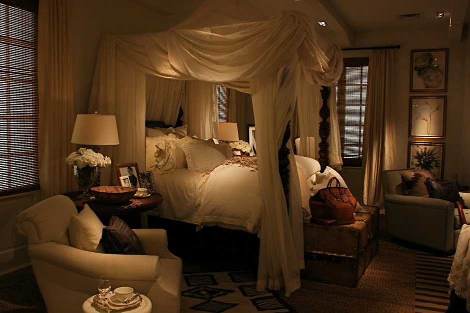 Уютная романтическая спальня