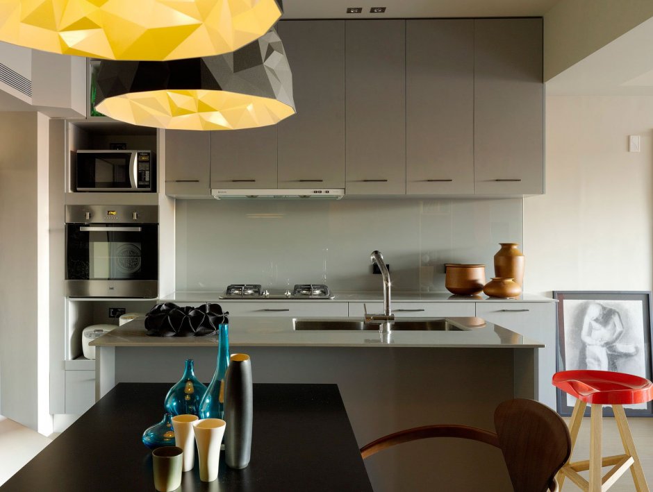Современный стиль в интерьере квартиры малогабаритной кухня