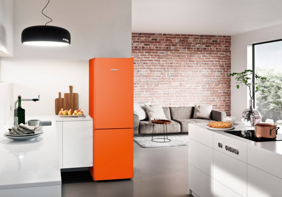 Холодильник Либхер 4313 оранжевый
