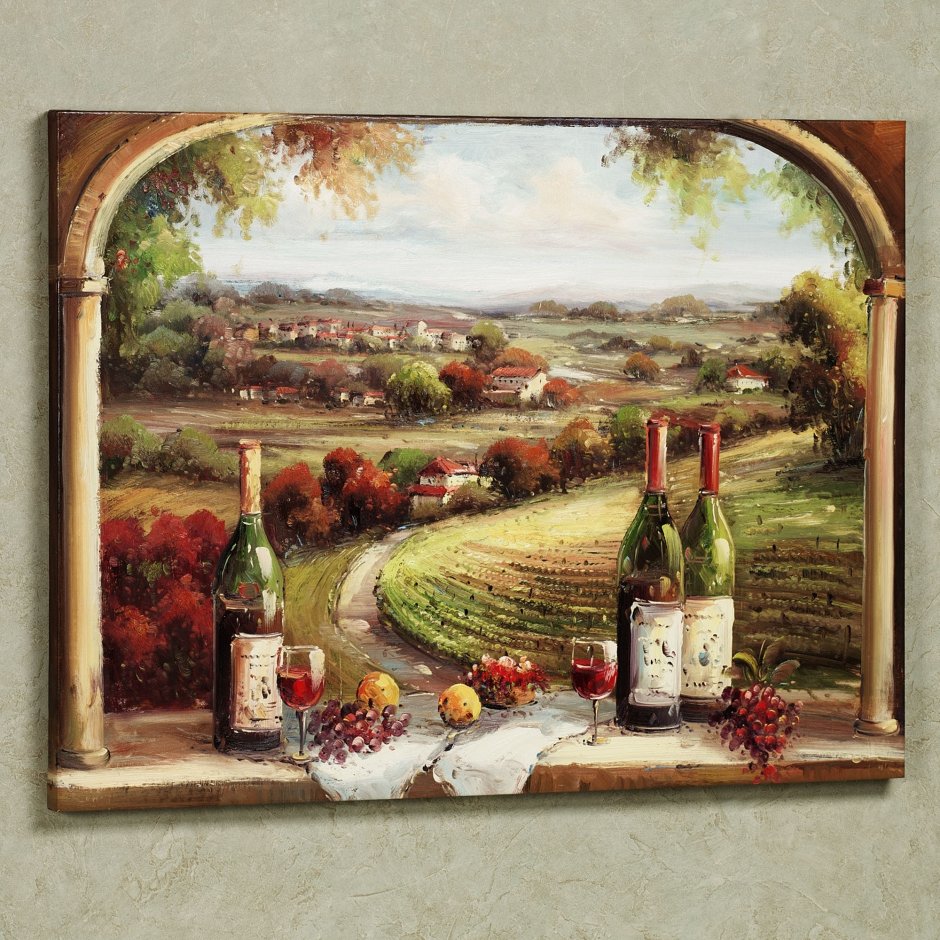Картина вино Тоскана