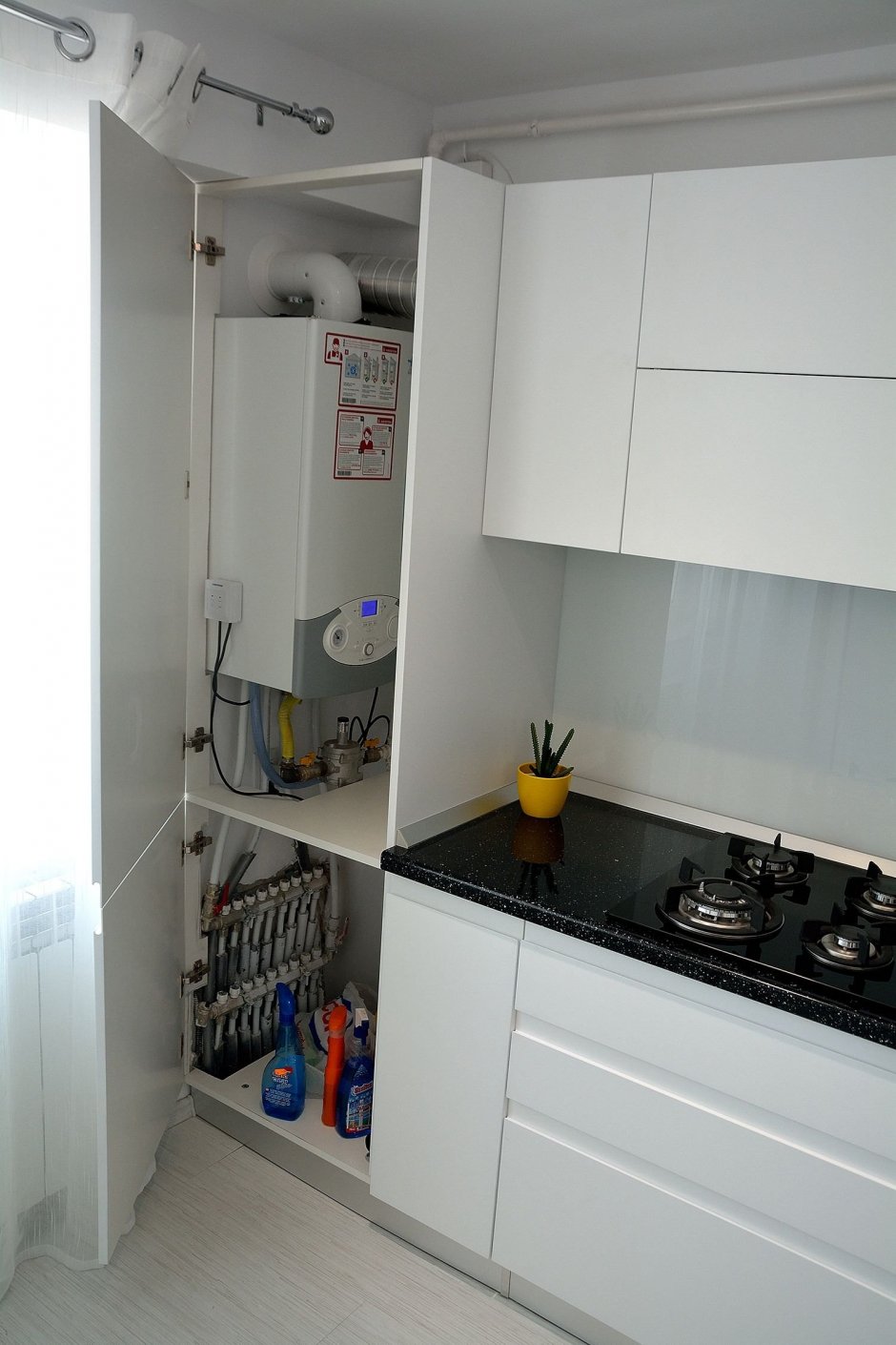Газовый котел на кухне