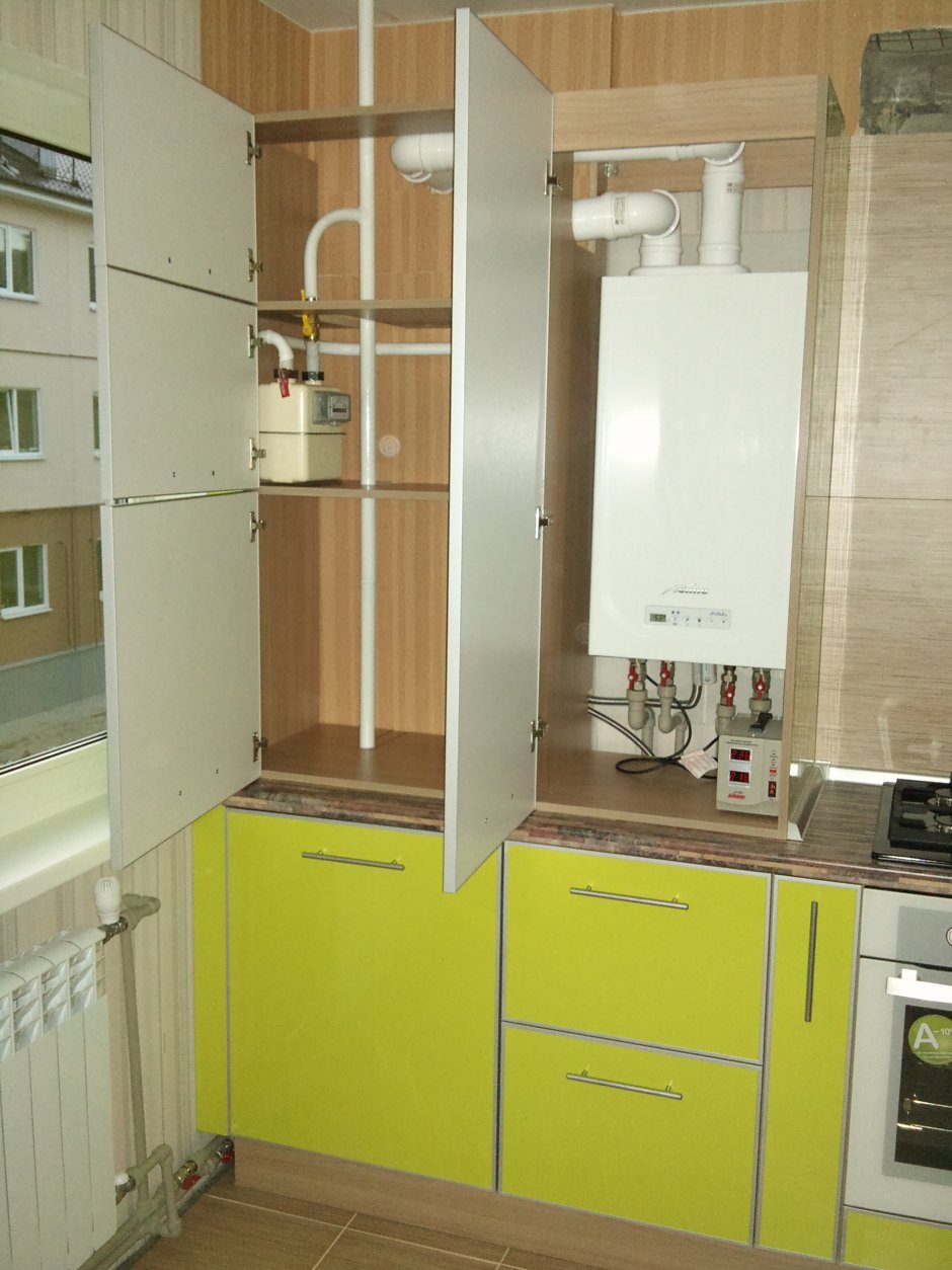 Газовый котел на кухне