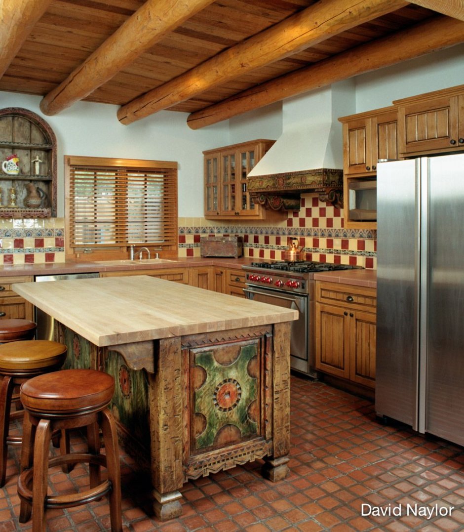 Испанский стиль в интерьере кухонь (59 фото)