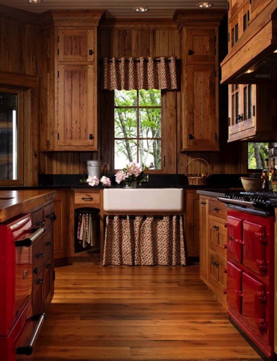 Кухня в древестном стиле