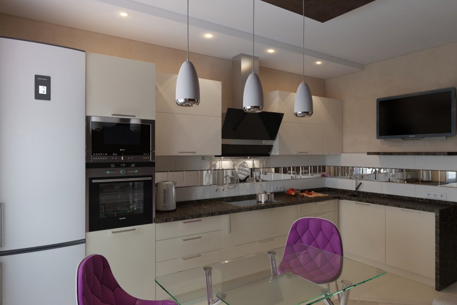 Дизайн кухни 11 кв м