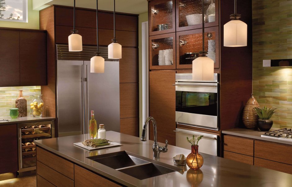 Дизайнерские светильники для кухни