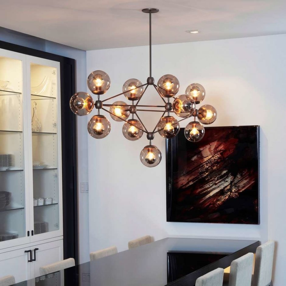 Люстра modo Chandelier 10 Globes Black