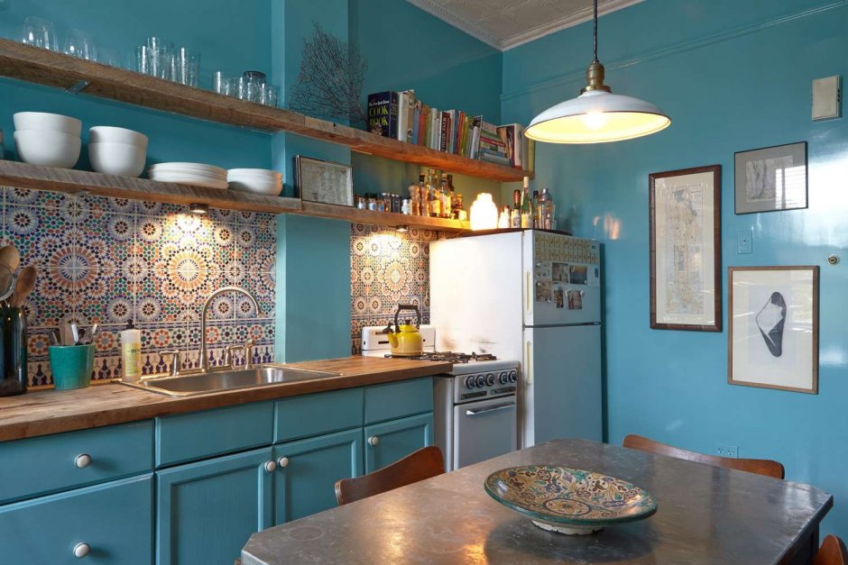 Декор берёзового цвета на кухню,