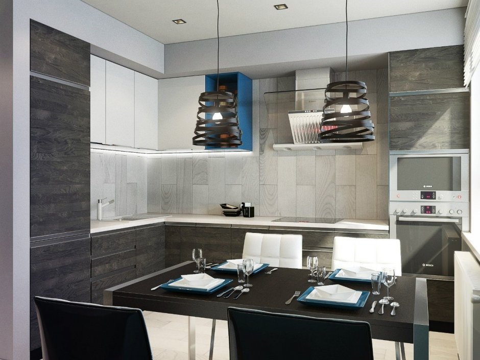 Мужская кухня интерьер