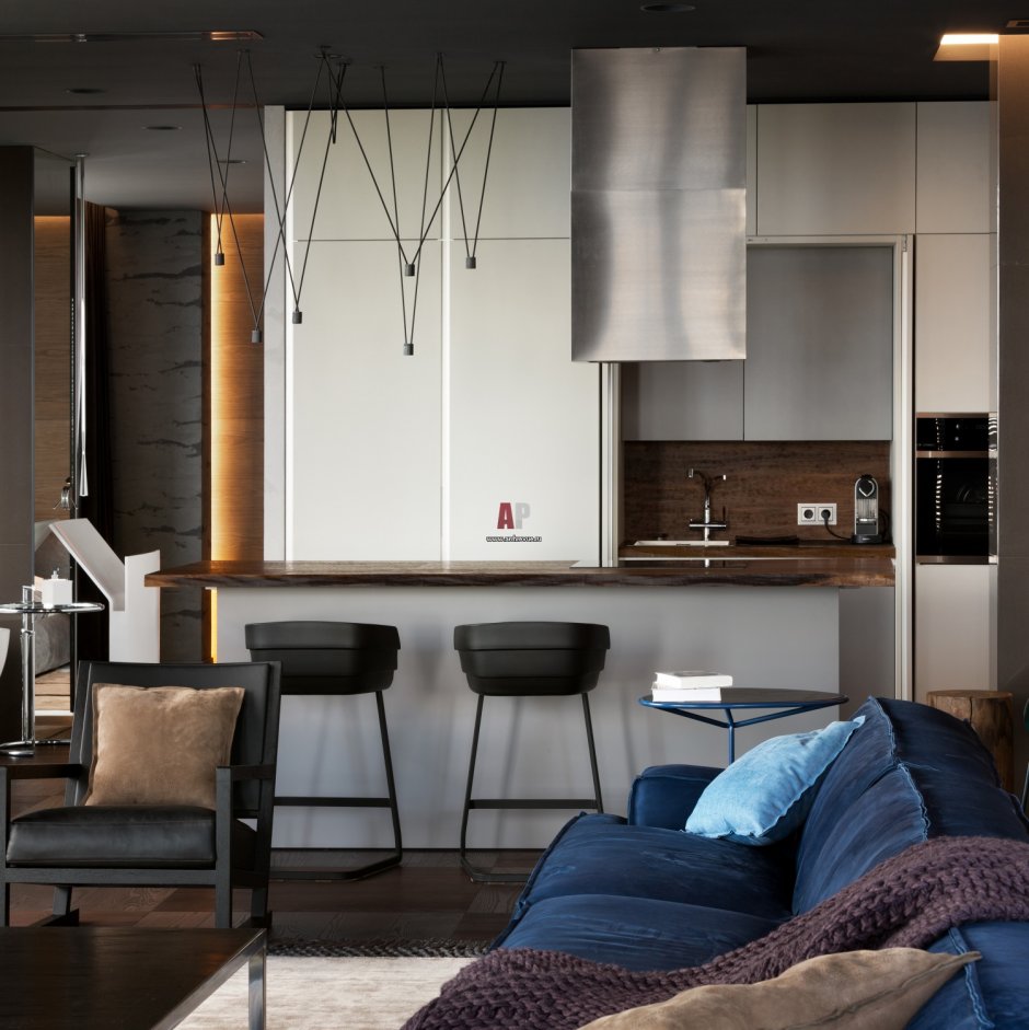 Мужская кухня интерьер