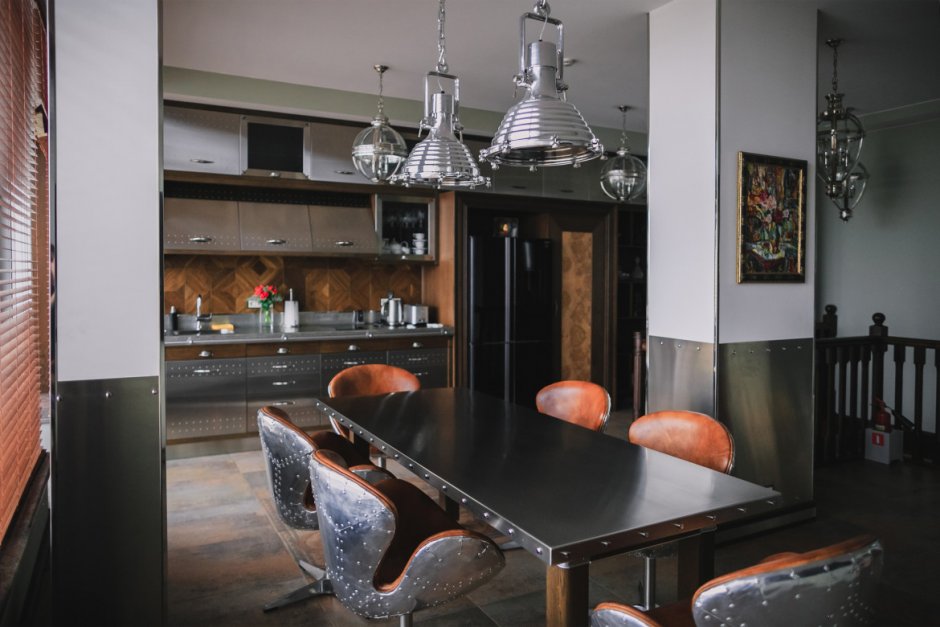 Мужская кухня интерьер