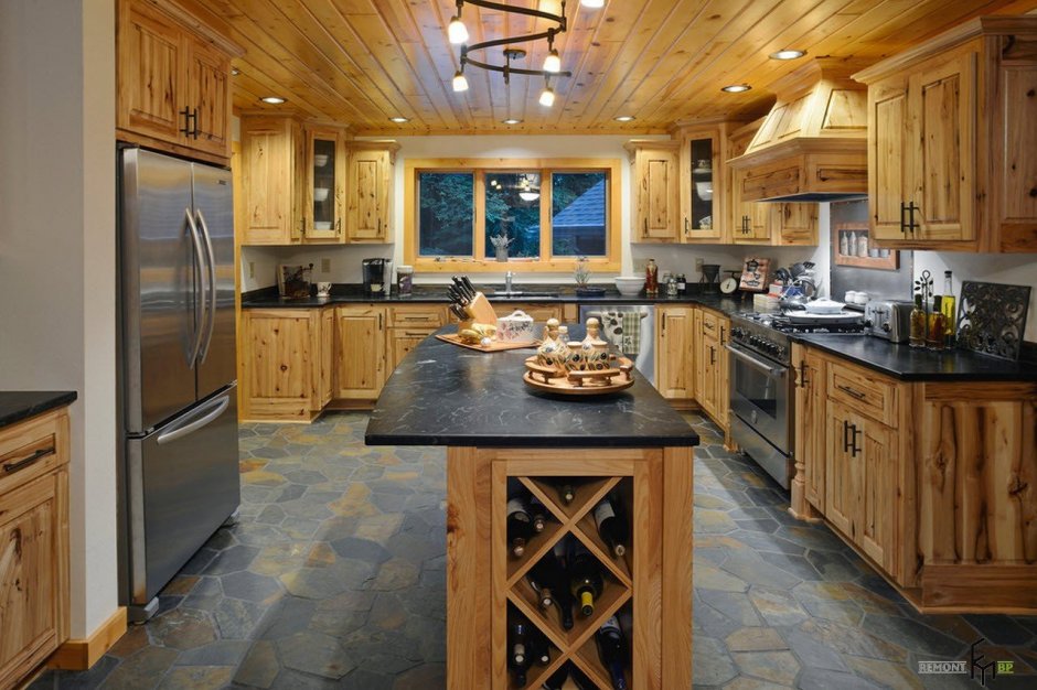 Кухня в деревянном стиле