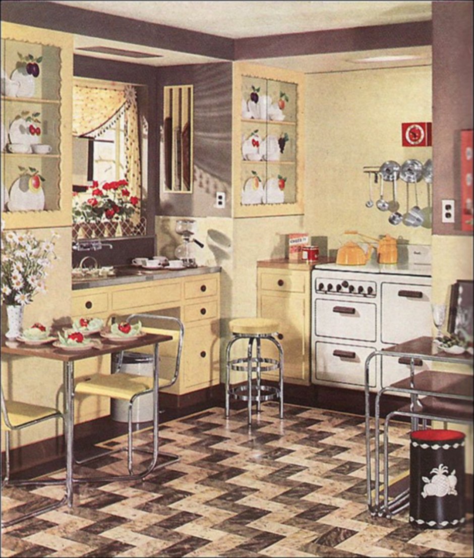 Кухня в стиле 60х СССР
