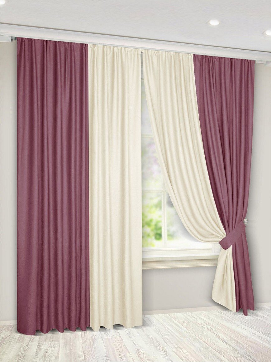 Комплект штор софт 250*270 см,2 шт colore caldo
