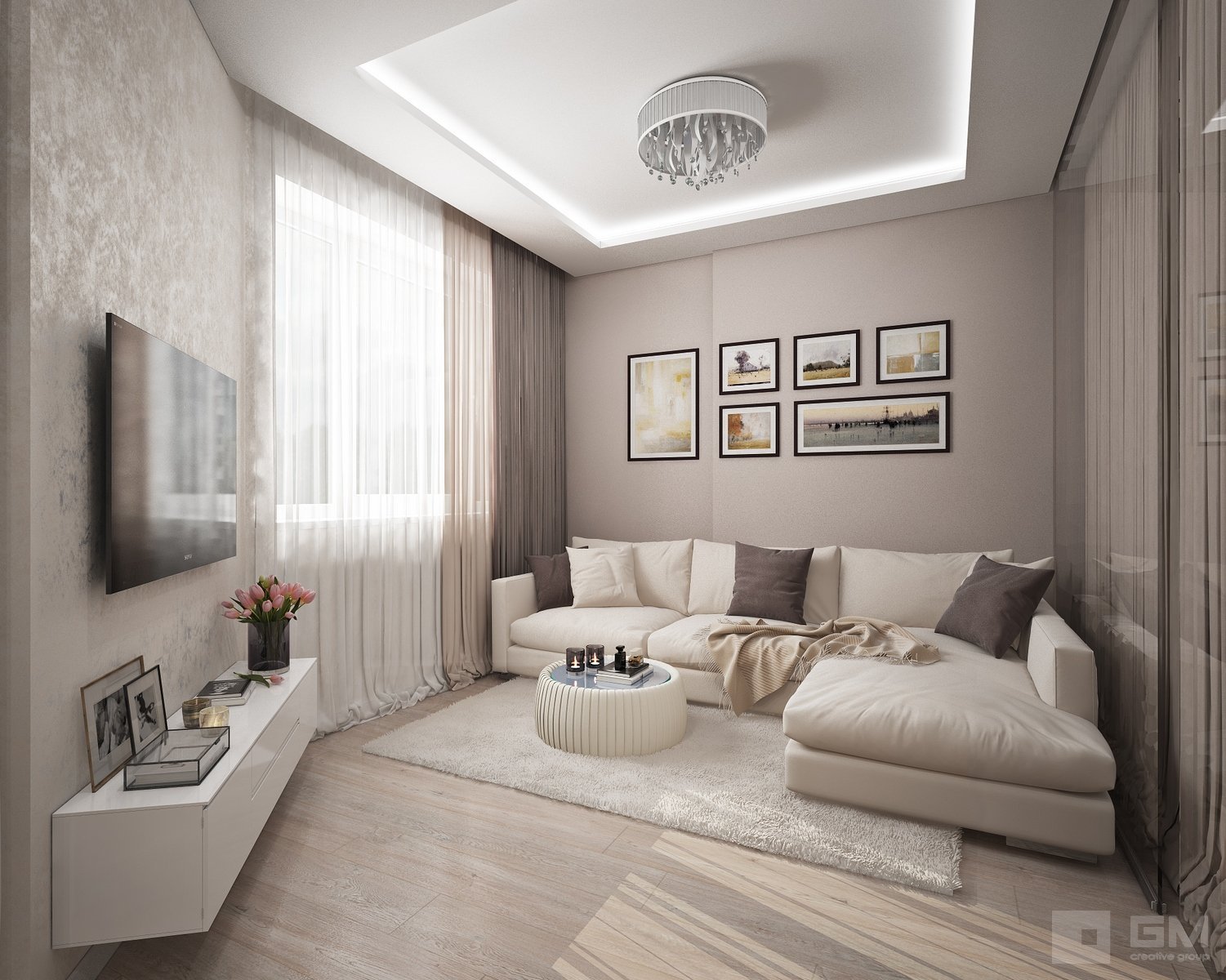 Белый интерьер в гостиной: идеи дизайна, сочетания цветов и материалы, 30+ фото