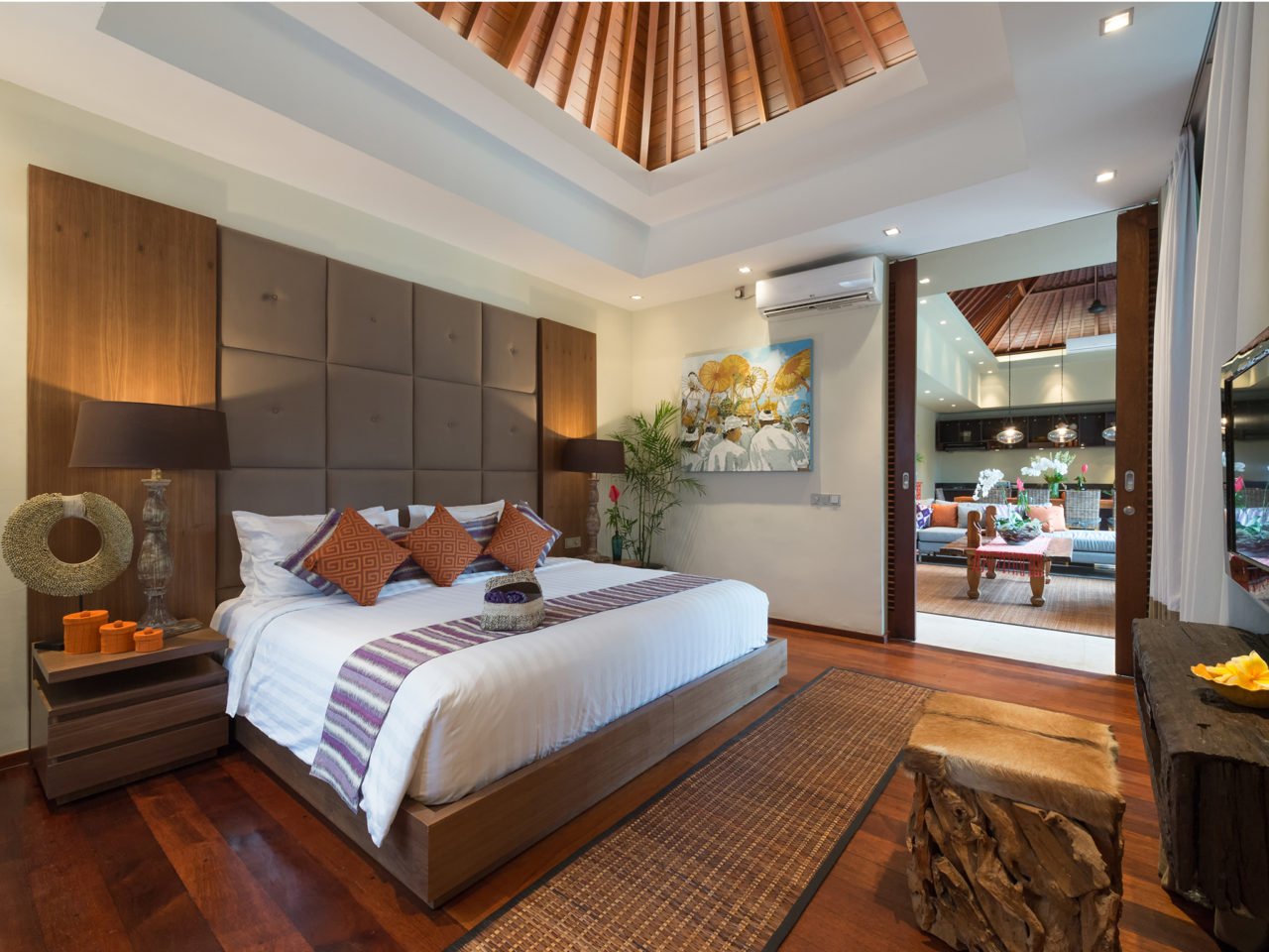 спальня в балийском стиле