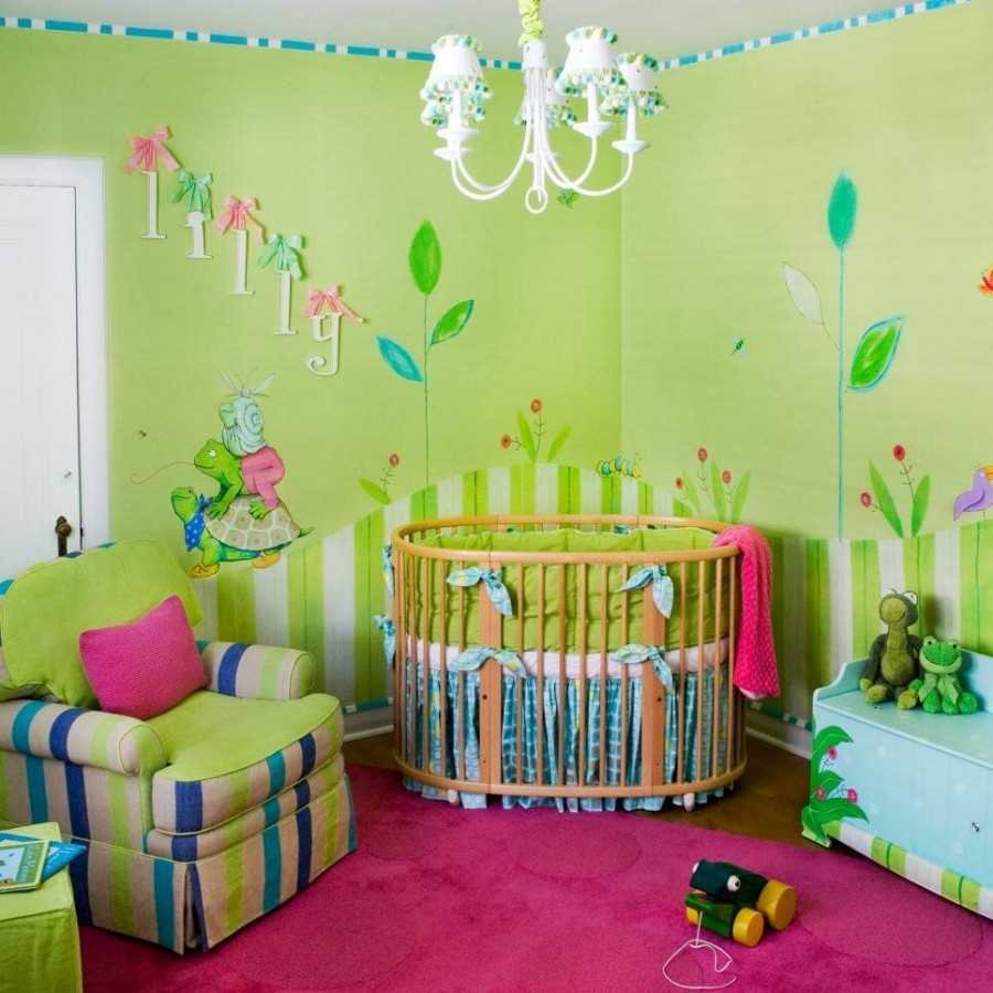 Красивый декор детской комнаты