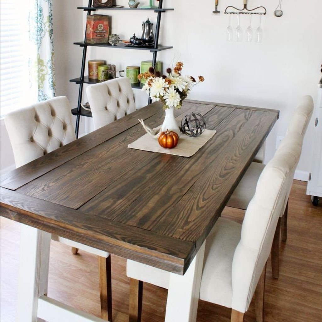 Делаем кухонный стол. Стол фармхаус. Деревянный стол на кухню. Обеденный стол из досок. Стол на кухню из дерева.