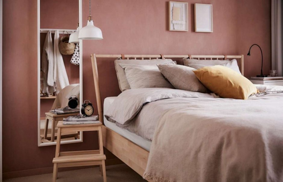 Скандинавский стиль иея спальня