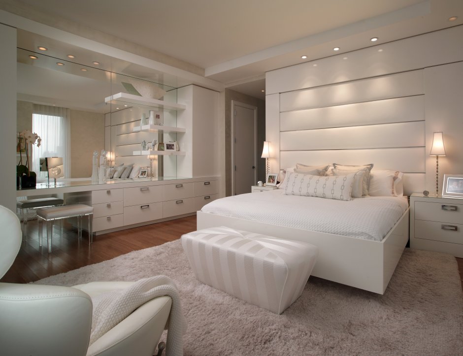 Спальня в современном стиле роскошная классика