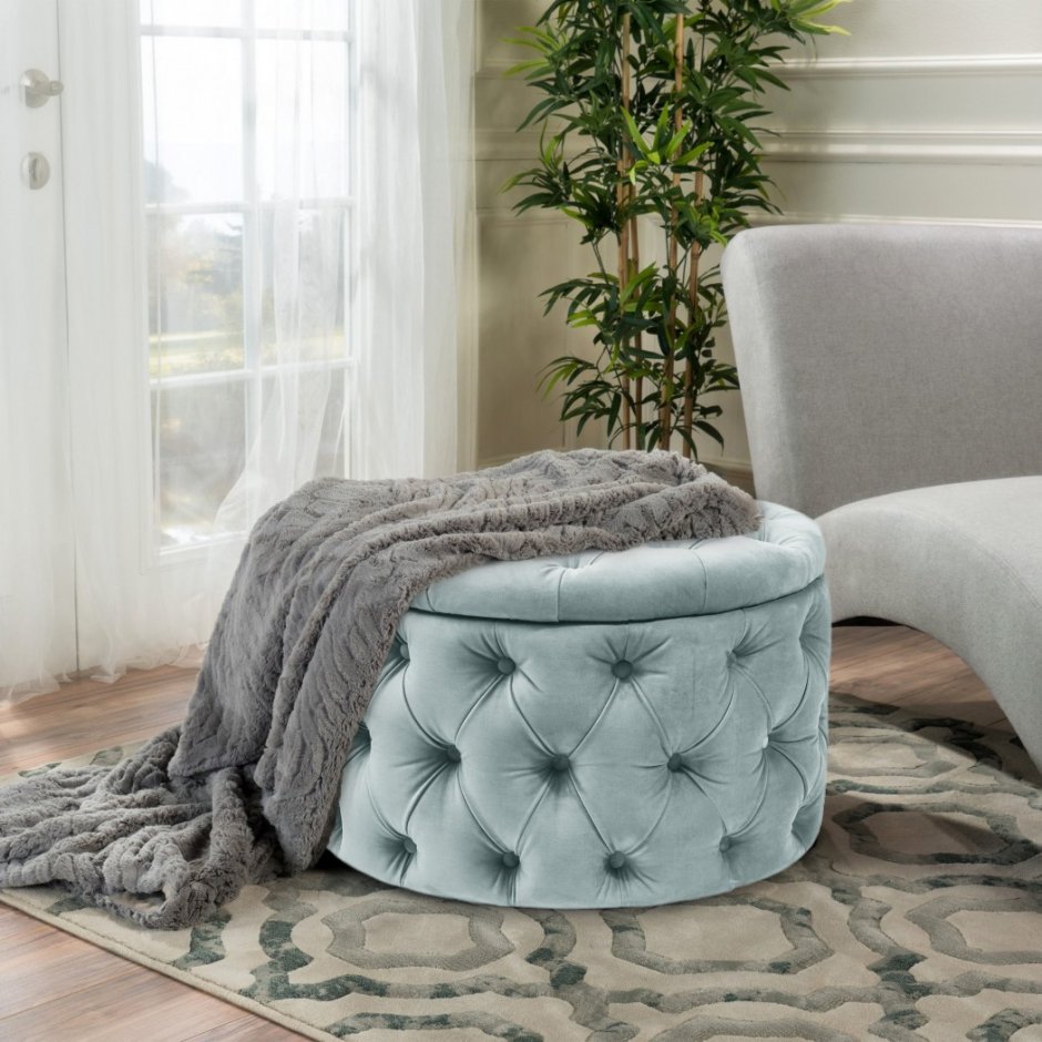 Банкетка Velvet Fabric Ottomans&Stools