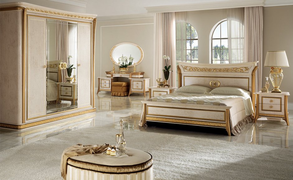 Мебель для спальни в классическом стиле