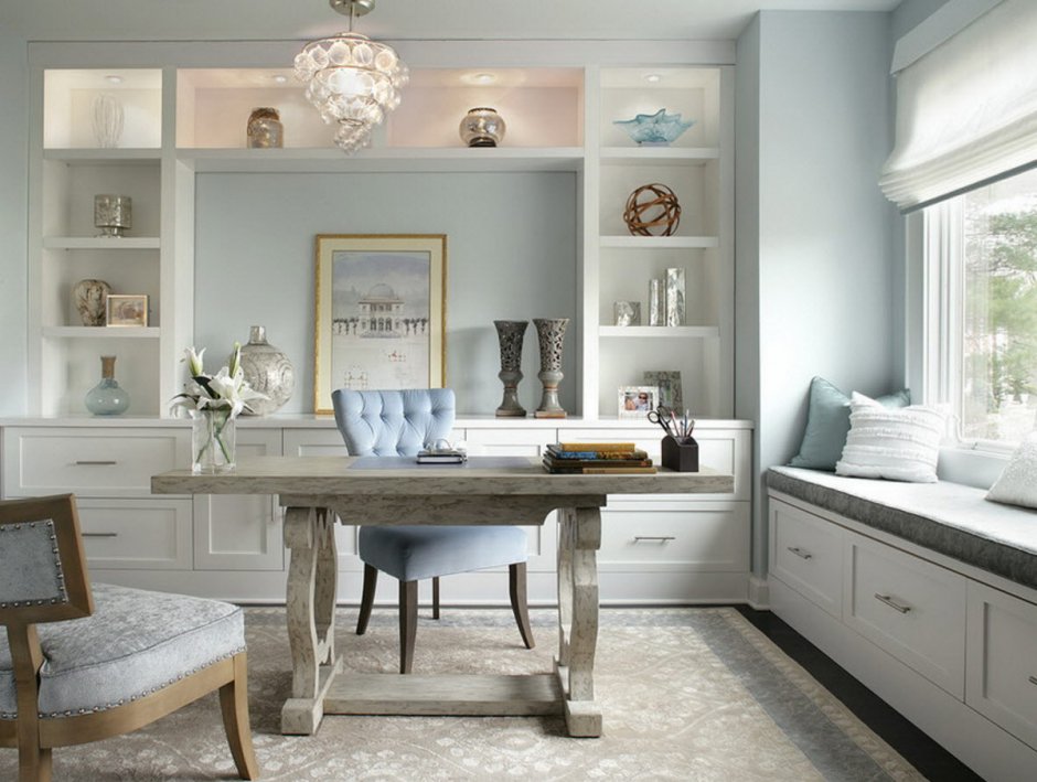Стильный домашний кабинет