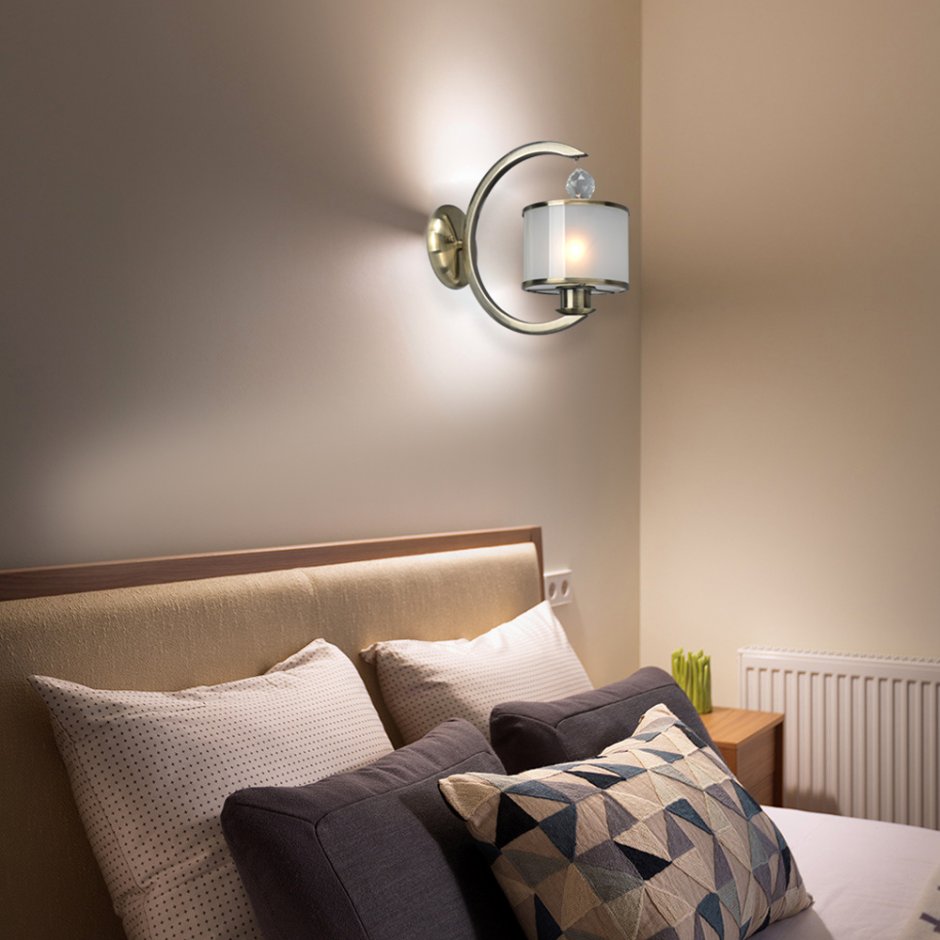 Прикроватные светильники для спальни на стену