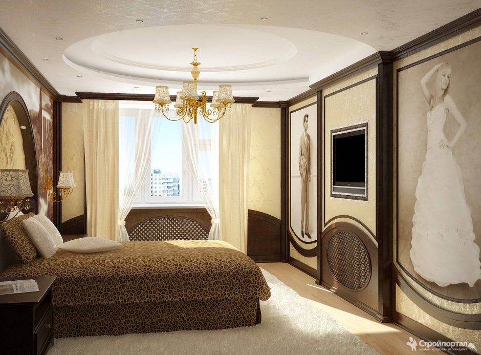 Итальянский стиль в интерьере спальни