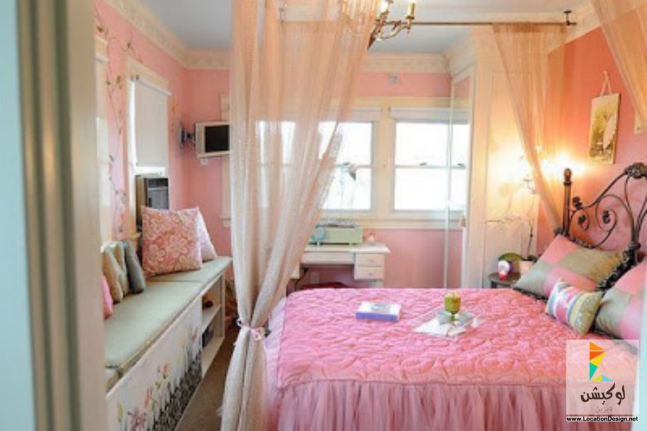 Маленькая розовая спальня