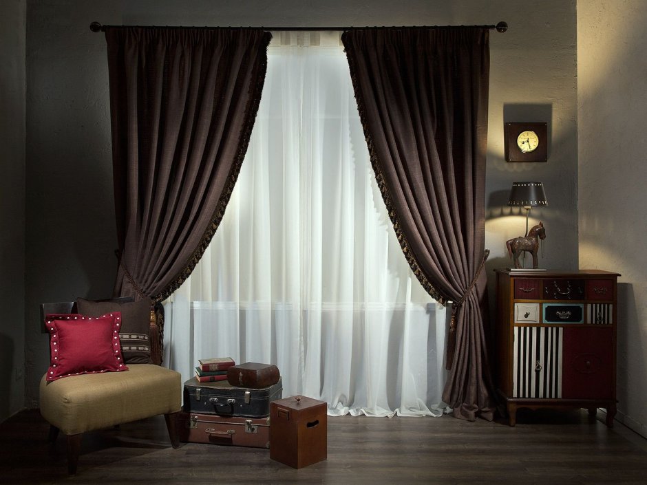 Бархатные шторы в интерьере спальни (62 фото)