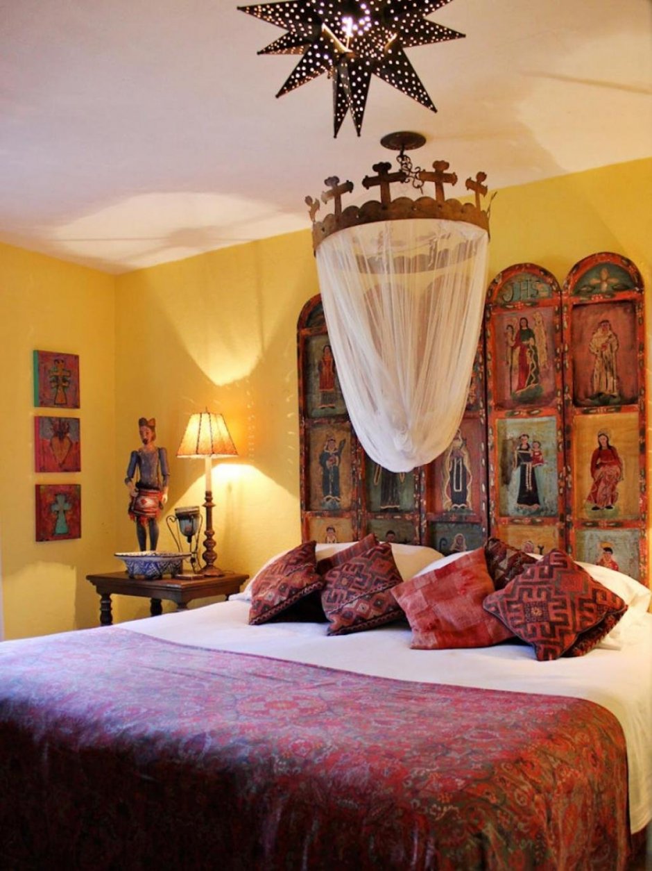 Спальня в испанском стиле (35 фото)