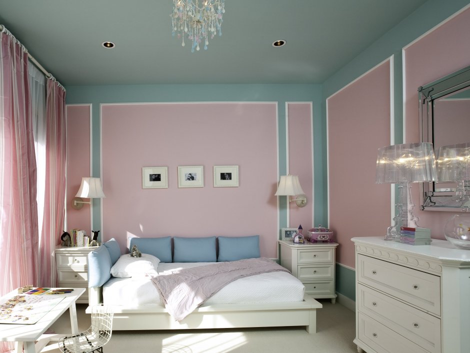 Пастельные цвета для спальни