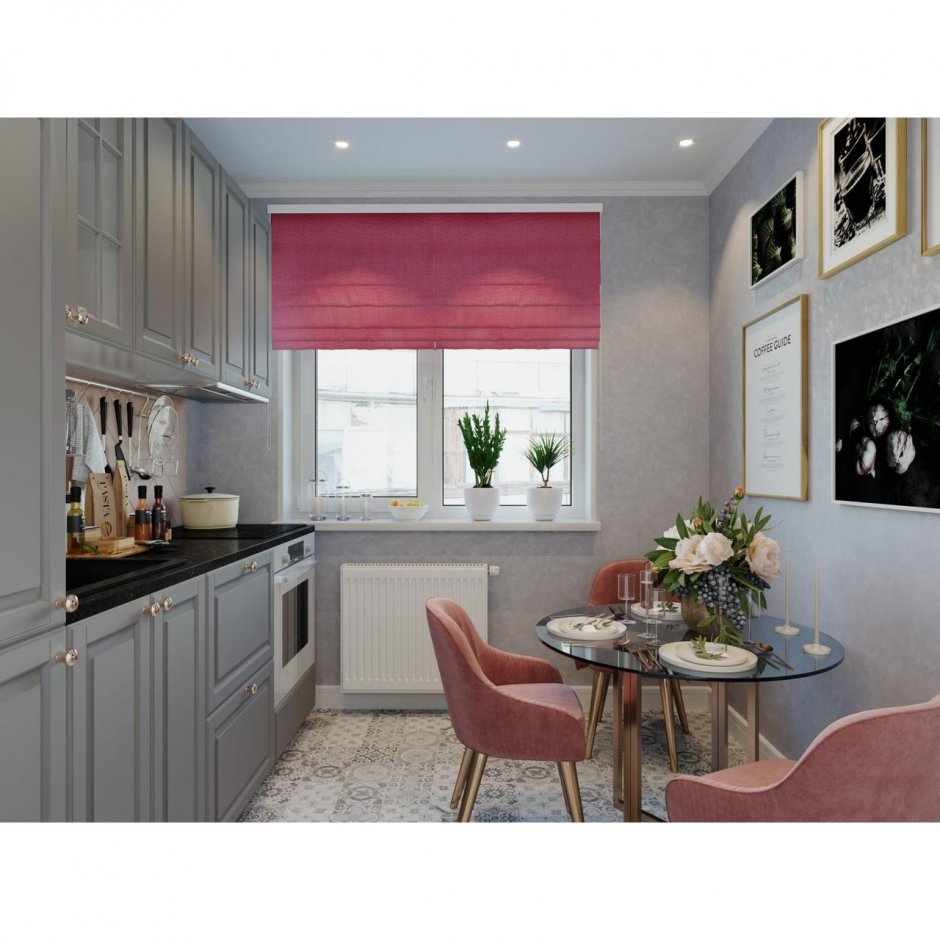 Карниз для кухонных занавесок